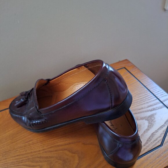 Cole Haan Men\'s Leather Pinch Tassel Loafers Cordovan Slip-On Shoes Size 10 D main image 9